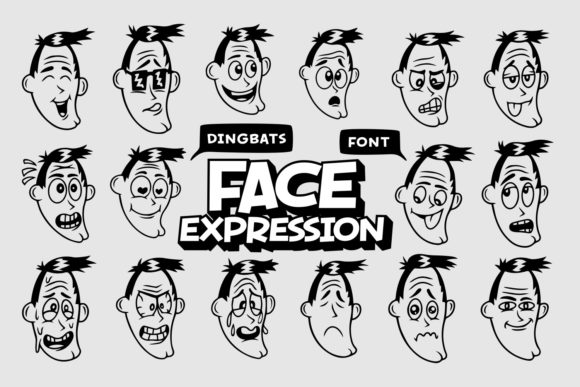 Face Expression Font - Featured Image