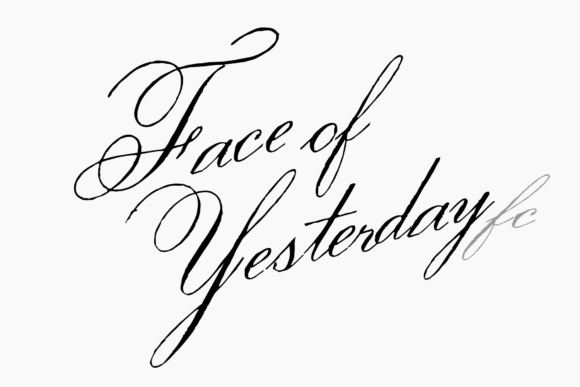 Face of Yesterday Font - Featured Image