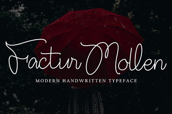 Factur Mollen Font - Featured Image