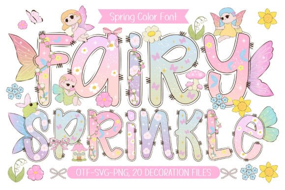 Fairy Sprinkle Font - Featured Image