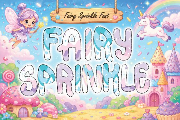 Fairy Sprinkle Font - Featured Image