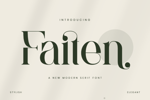 Faiten Font - Featured Image