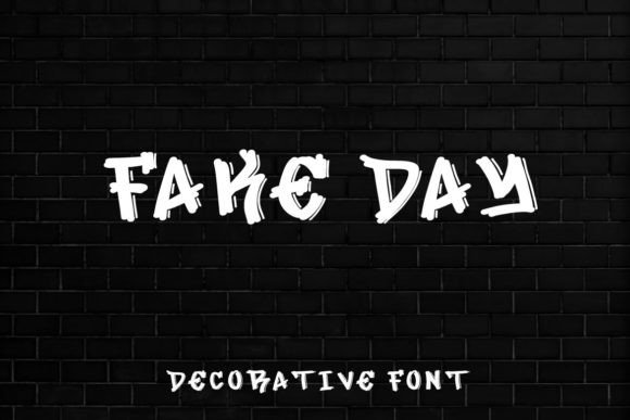 Fake Day Font - Featured Image