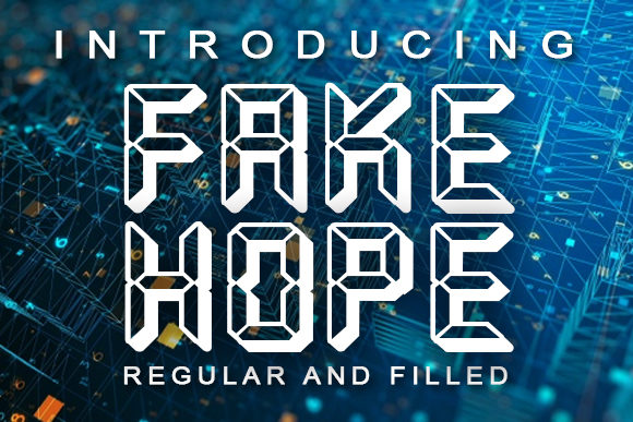 Fake Hope Font - Featured Image