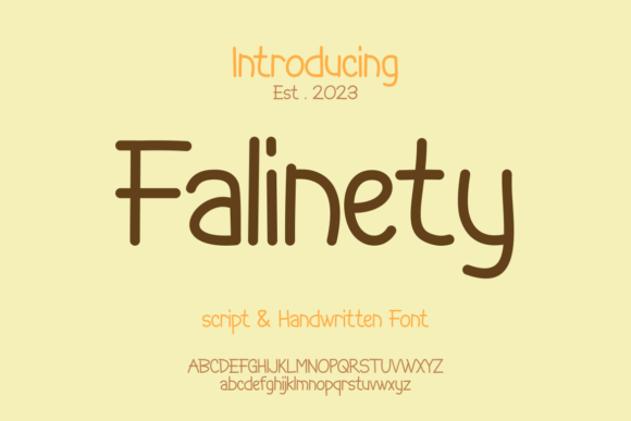 Falinety Font - Featured Image