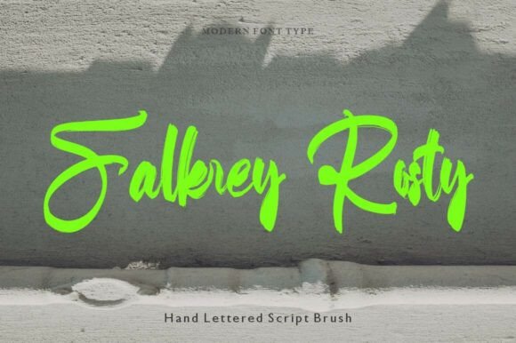 Falkrey Rosty Font - Featured Image