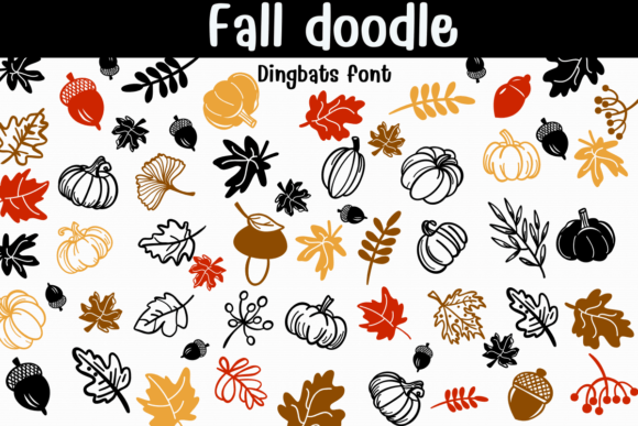 Fall Doodle Font - Featured Image