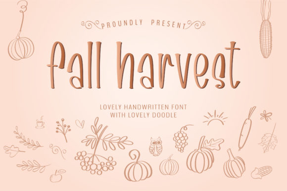 Fall Harvest Font - Featured Image