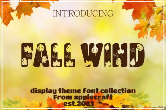 Fall Wind Font - Featured Image