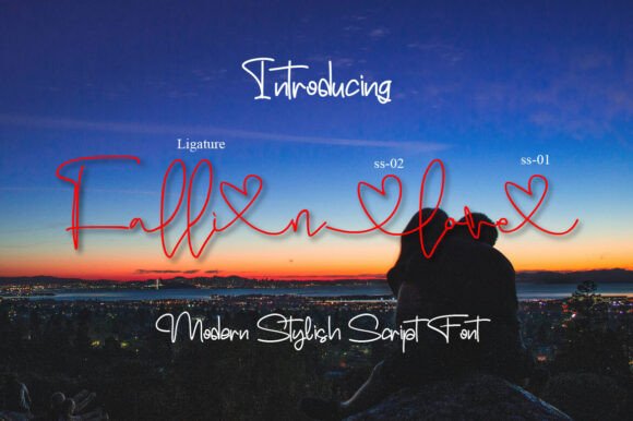 Fall in Love Font - Featured Image