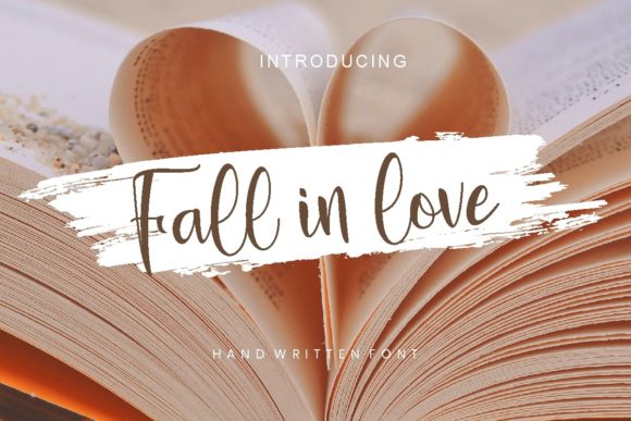 Fall in Love Font - Featured Image