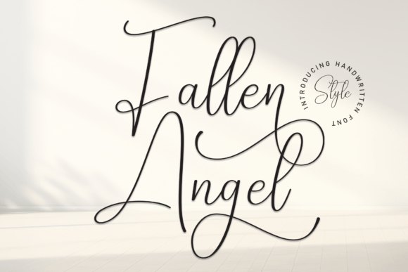 Fallen Angel Font - Featured Image
