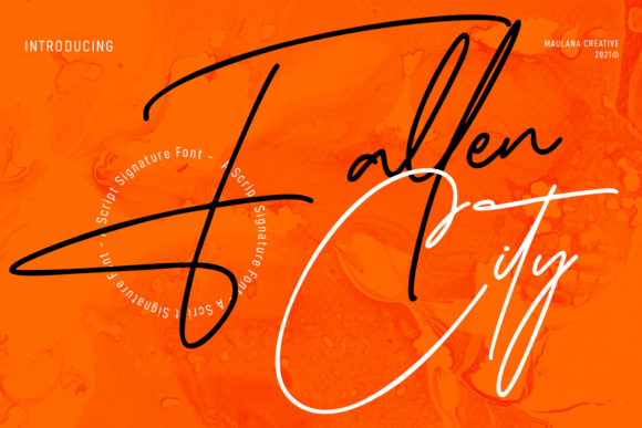 Fallen City Font - Featured Image