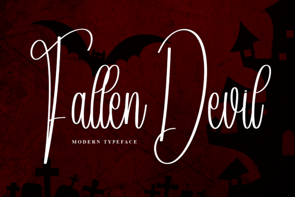 Fallen Devil Font - Featured Image