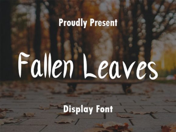 Fallen Leaves Font - Featured Image