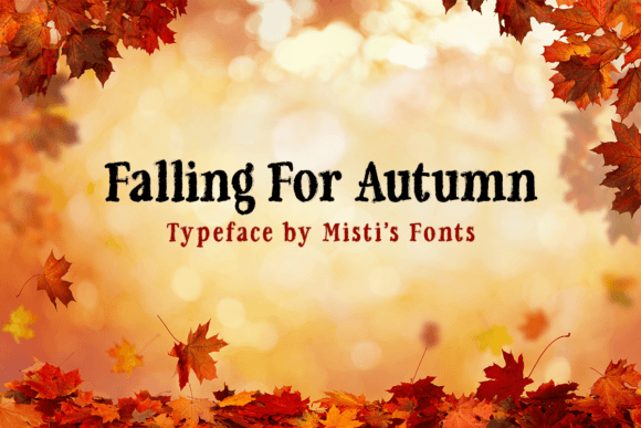 Falling for Autumn Font - Featured Image