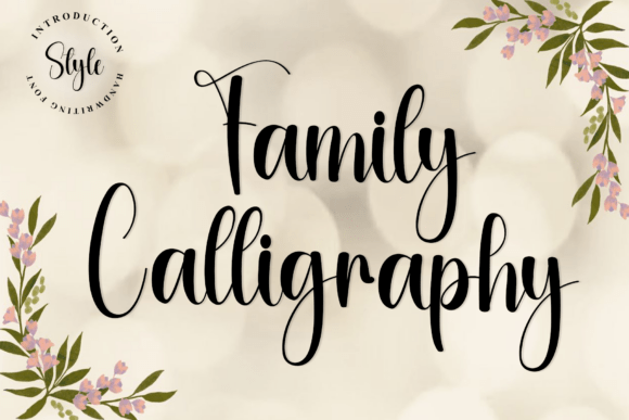 Family Calligraphy Font - Featured Image