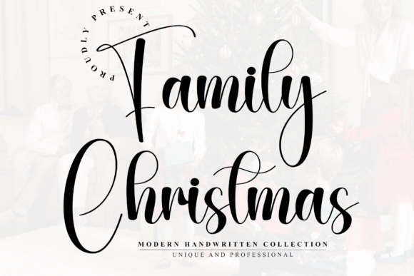 Family Christmas Font - Featured Image