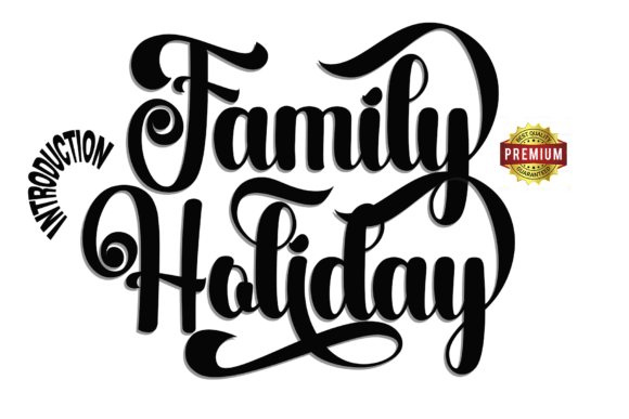Family Holiday Font - Featured Image