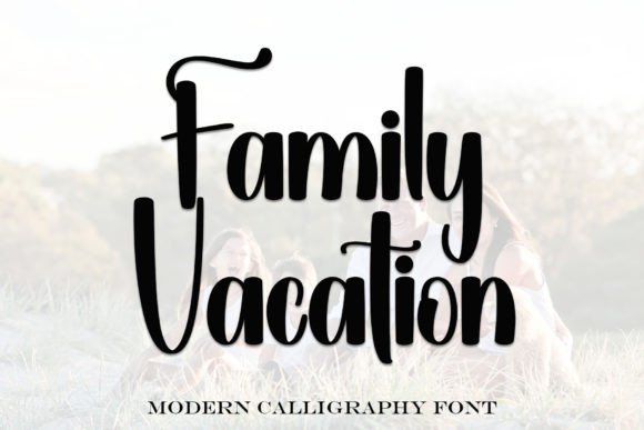 Family Vacation Font - Featured Image