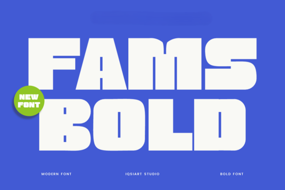 Fams Bold Font - Featured Image