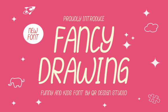 Fancy Drawing Font - Featured Image