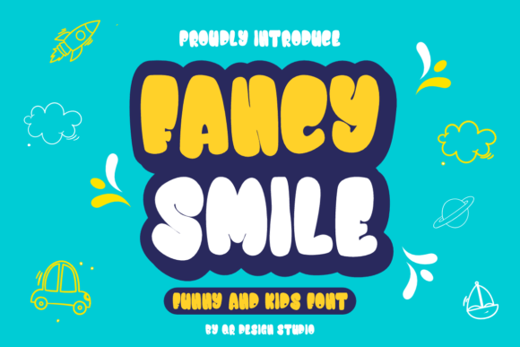 Fancy Smile Font - Featured Image