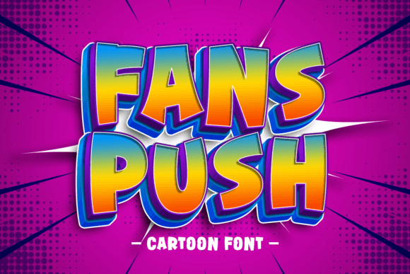 Fans Push Font - Featured Image