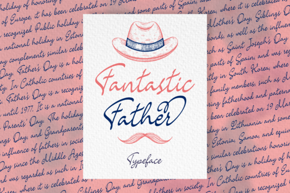 Fantastic Father Font - Featured Image
