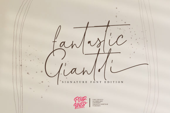 Fantastic Giantoli Font - Featured Image