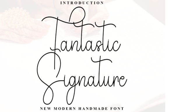 Fantastic Signature Font - Featured Image