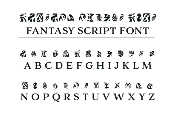 Fantasy Script 17 Font - Featured Image