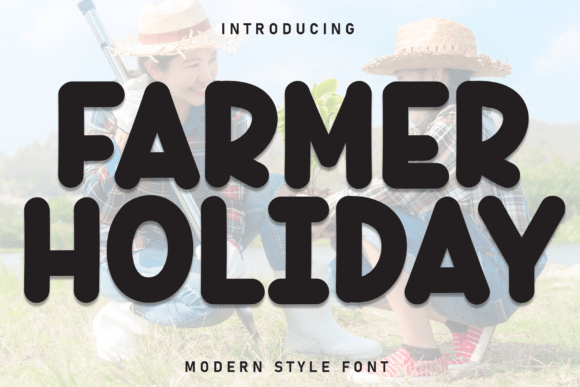 Farmer Holiday Font - Featured Image