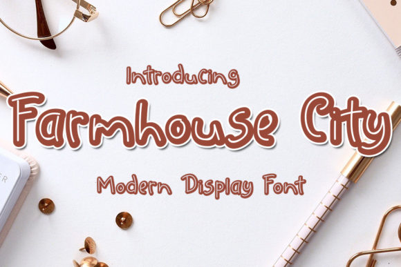 Farmhouse City Font - Featured Image