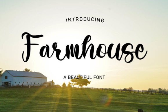 Farmhouse Font - Featured Image