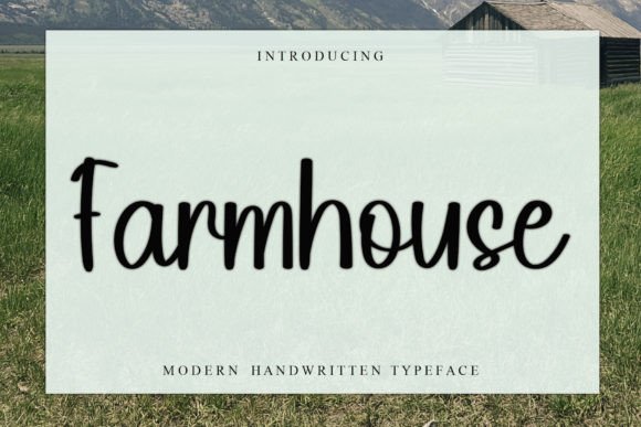 Farmhouse Font - Featured Image