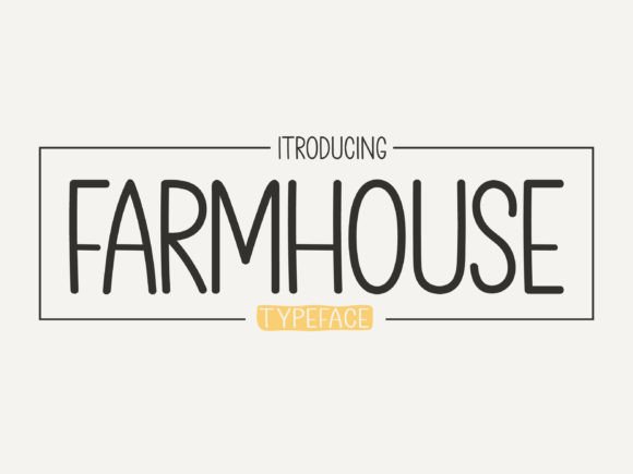 Farmhouse Font - Featured Image