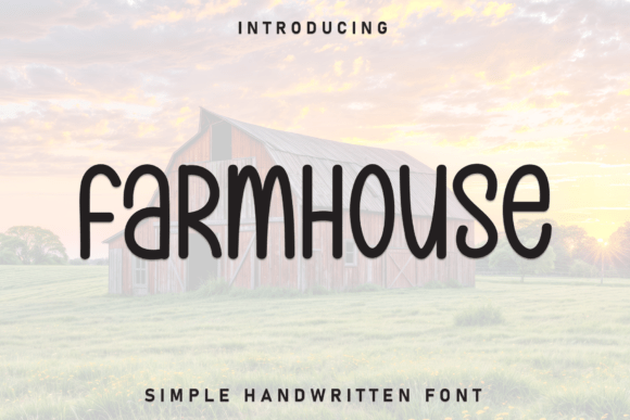 Farmhouse Font - Featured Image