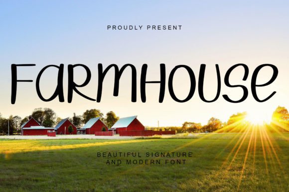 Farmhouse Font - Featured Image