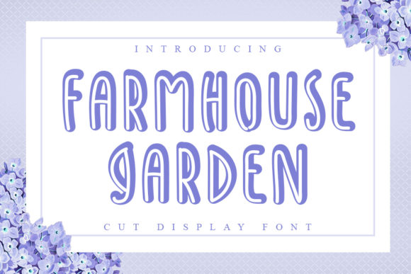 Farmhouse Garden Font - Featured Image