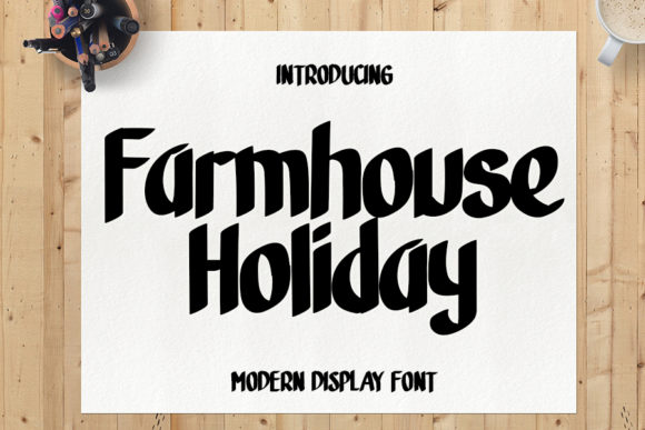 Farmhouse Holiday Font - Featured Image