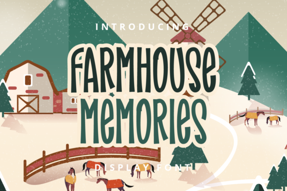 Farmhouse Memories Font - Featured Image