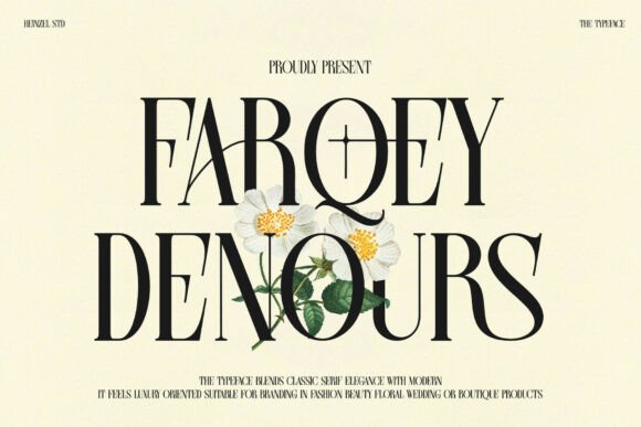 Farqey Denours Font - Featured Image