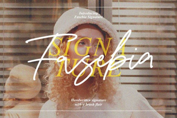 Fasebia Font - Featured Image