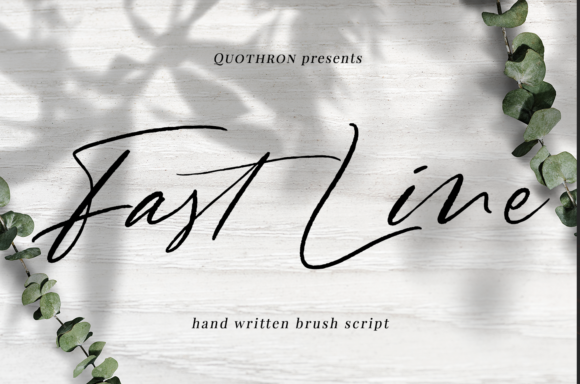 Fast Line Font - Featured Image