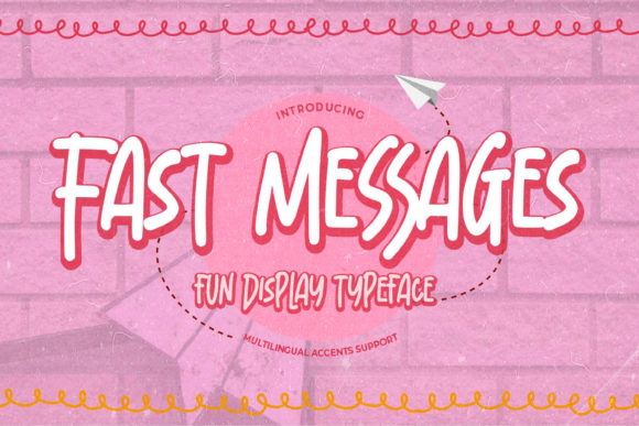 Fast Messages Font - Featured Image