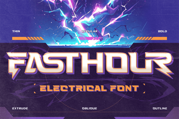 Fasthour Font - Featured Image