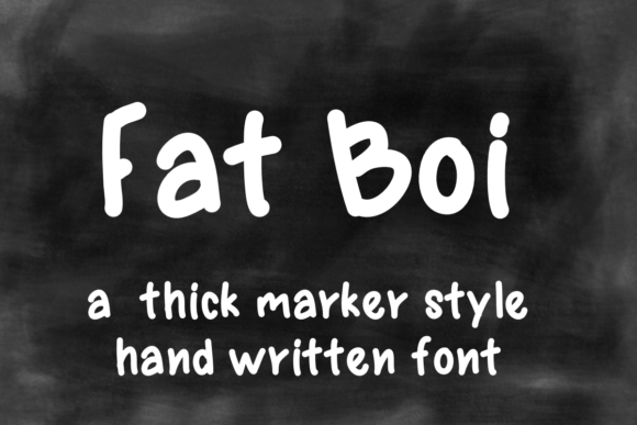 Fat Boi Font - Featured Image