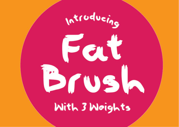 Fat Brush Font - Featured Image