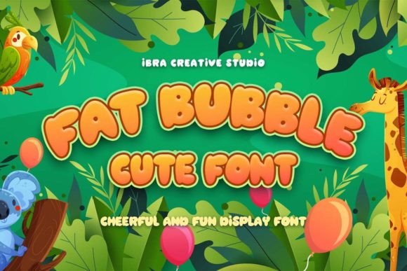 Fat Bubble Font - Featured Image
